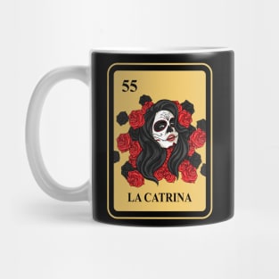 Mexican LA Catrina lottery traditional Bingo Card Mug